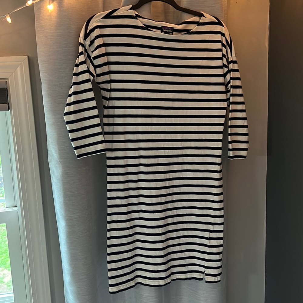 Patagonia Blue and White Dress